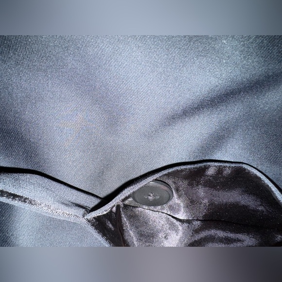 🖤 Semantiks Black 3/4 Sleeve Classic Trench Coat Jacket XL - Picture 10 of 12